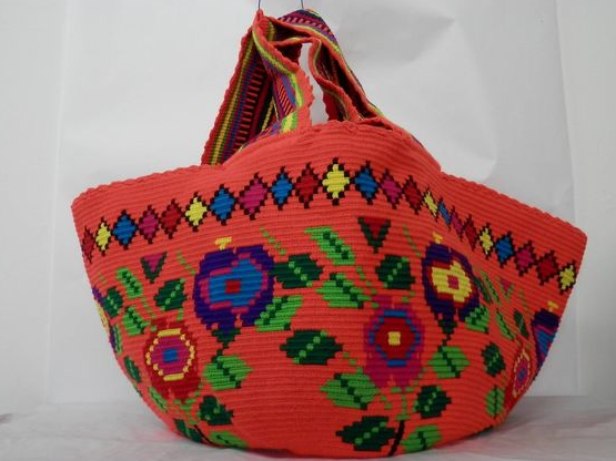 Cicek Desenli Wayuu Canta Modelleri