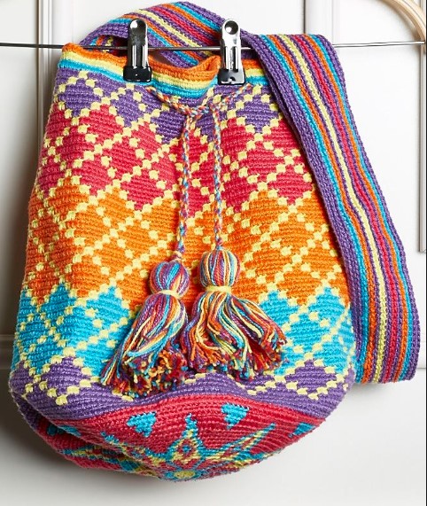 wayuu sırt çantası modeli