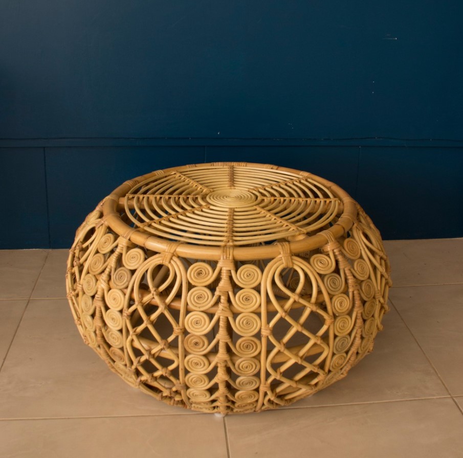 Bambu Sepetten Sehpa Modelleri