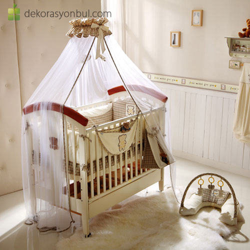 bebek odası cibinlikler